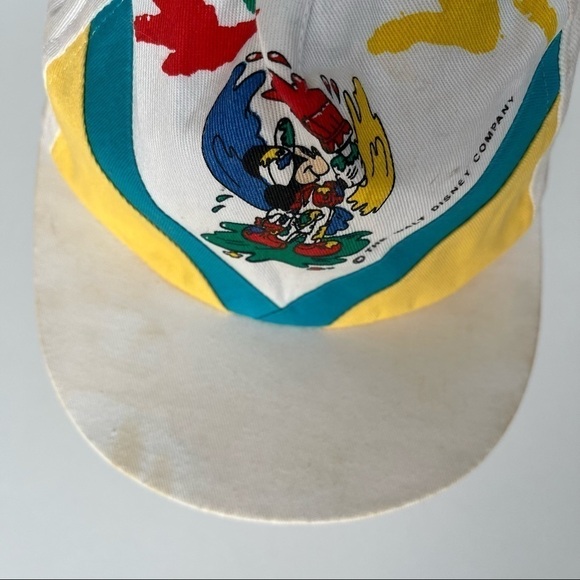 Vintage Disney Mickey Children’s Painters Cap Baseball Hat OS - Picture 1 of 7